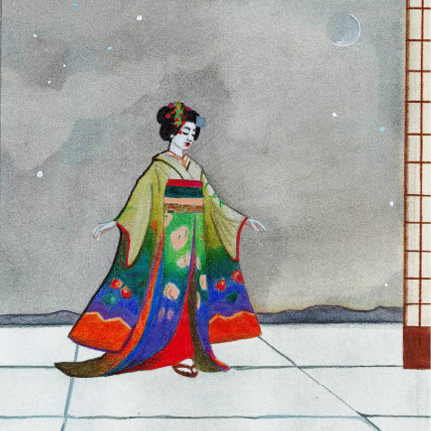 Tsukikage 月影, impression d’art